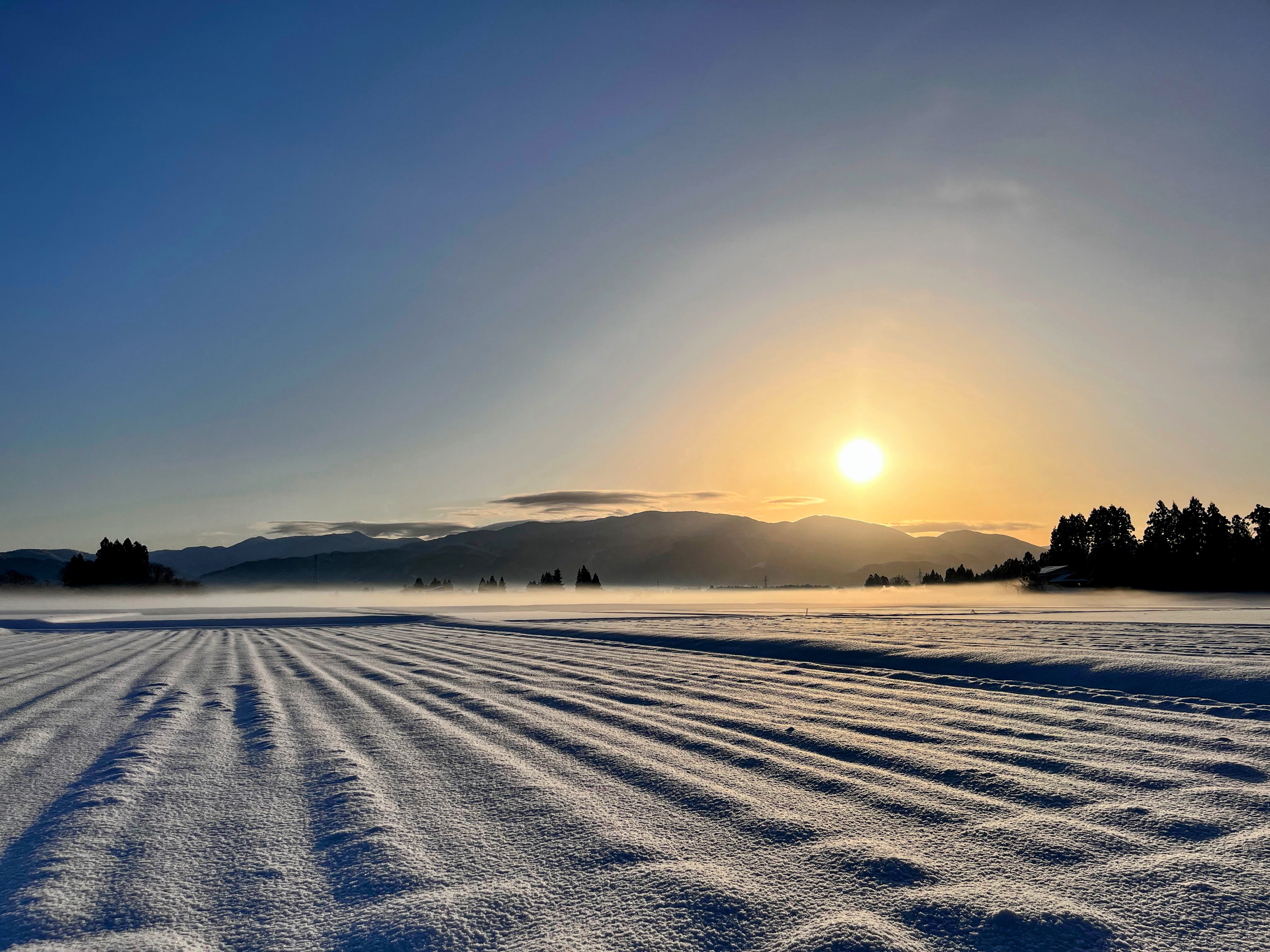 雪に包まれたNORICHIEの風景